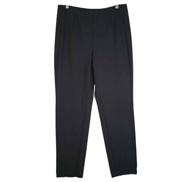 J Jill Pants Women’s Size Medium M Black Ponte Slim Leg Pull On Stretch - Picture 2 of 7